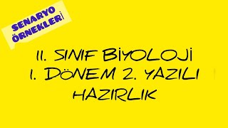 11 SINIF 1 DÖNEM 2 YAZILI HAZIRLIK SENARYO ÖRNEKLERİ [upl. by Mode]