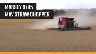 Massey 9795 MAV Straw Chopper  2012 [upl. by Annais]