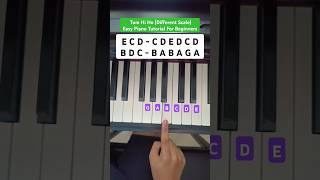 Tum Hi Ho • Different Scale • Easy Piano Tutorial • MananPiano [upl. by Karoly]