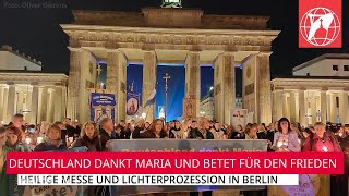 LIVE Heilige Messe und Lichterprozession mit Fatima Madonna in Berlin  12Okt2024 [upl. by Strohbehn]