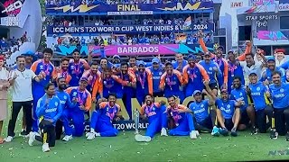 The Unique Winning Celebration of Rohit Sharma 😍T20 world cup 2024  TEAM INDIA 💙🧡 [upl. by Ciprian]