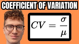 How to Calculate the Coefficient of Variation CV  EXAMPLE [upl. by Kilby]