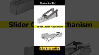 Slider Crank Mechanism mechanism engineering 3ddesign 3d [upl. by Lenahtan]