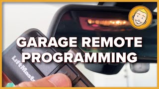 How to DELETE OLD CODES and PROGRAM new garage door remotes to HOME LINK in your car [upl. by Tedmann]