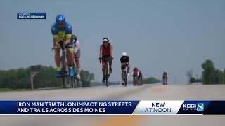 Half Ironman returns to Des Moines a look at the road closures [upl. by Ollayos]