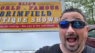 World famous Brimfield Flea Market  walk around Vlog [upl. by Akeemaj]