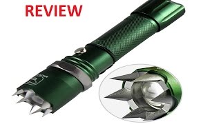 Urgod Self Defense CREE LED Flashlight Review [upl. by Atikel445]