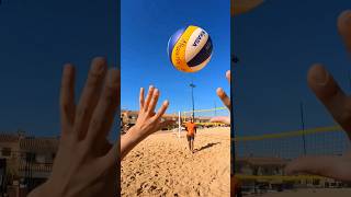 Volleyball POV volleyball voleibol volleyballworld set mikasa spike volei beachvolleyball [upl. by Simson]