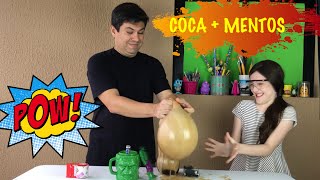 COCA MENTOS Experiência Divertida  Julia Silva FT Papai Silva [upl. by Felicdad]