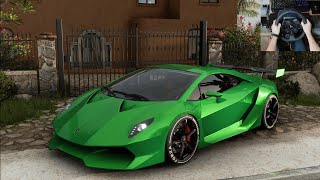 Forza Horizon 5  Lamborghini Sesto Elemento  Steering Wheel Logitech G923  Gameplay [upl. by Allecsirp]