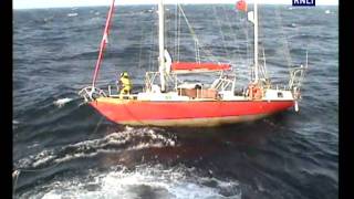 Dover RNLI assist a 38ft yacht in a force 8 gale [upl. by Eskill676]