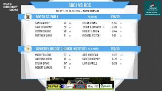 Sowerby Bridge Church Institute CC 2nd XI v Booth CC 2nd XI [upl. by Calen137]