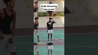 Arab throwing bag prank 🎒 [upl. by Fermin]