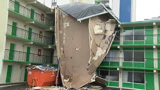 Myrtle Beach hotel roof collapse [upl. by Thenna54]