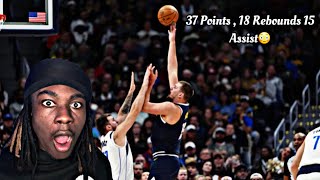 NIKOLA JOKIC AND KYRIE IRVING INSANE DUEL OFF Mavericks  Nuggets  ClassicMatttReacts [upl. by Athey]