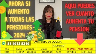 Ahora si aumento a todas las pensiones 2024 [upl. by Zetrac]