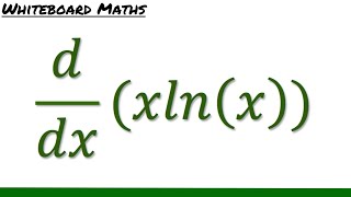 Derivative of xln x [upl. by Engenia756]