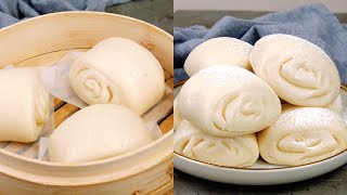 Mantou buns the Chinese recipe really easy to prepare [upl. by Nerag581]