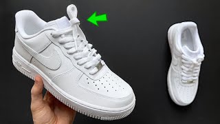 WIE MAN NIKE AIR FORCE 1 FACTORY KNOT SCHNÜRT DEADSTOCK [upl. by Hayyifas]