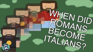 When Did the Romans Become Italians Short Animated Documentary [upl. by Cade]