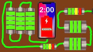 Overcharging Phone Battery 40000 2Minute Timer Bomb⚡ [upl. by Verene]