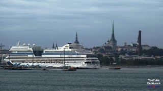 7 Länder Reise Fähre Estland Tallinn nach Finnland Helsinki Viking Line Terminal Ostsee Rundreise [upl. by Ainnet]