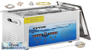 VEVOR Ultrasonic Cleaner 36KHz40KHz Adjustable Frequency 3L 110V Ultrasonic Cleaning Review [upl. by Molahs]