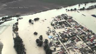 Desbordamiento del Río Guadalquivir a su paso por Córdoba [upl. by Narot]