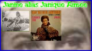 ORTF JANIQUE AIMEE chante en allemand  Devant le juke box  1966 [upl. by Kirbie]