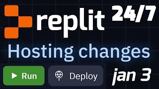 Replit Hosting Update Replit Deployments NO Free plan [upl. by Zobkiw]