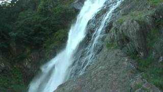 Partschinser Wasserfall in Südtirol  Waterfall in South Tyrol [upl. by Ahsitauq]