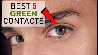 TOP 5 Green Contact Lenses  Fonzevil [upl. by Saltsman225]