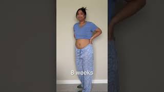 Pregnancy Journey from 8 weeks to 38 weeks pregnantlife momtobe [upl. by Screens786]