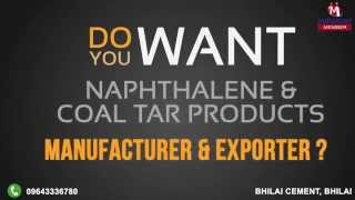 Naphthalene and Coal Tar Products by Bhilai Cement Bhilai [upl. by Clova]