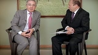 Entrevista Álvaro Uribe habla de las aspiraciones del Centro Democrático [upl. by Myranda]