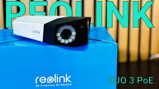 Reolink Duo 3 PoE  Test der Überwachungskamera mit 16MP Auflösung [upl. by Caron14]