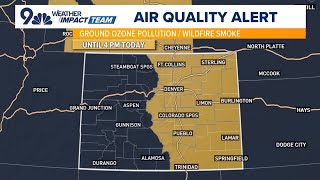 Denver weather Air quality gradually improves tonight [upl. by Kipp]