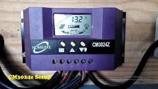 Solar Charge Controller CM3024Z Setup  UrduHindi [upl. by Eeleak]