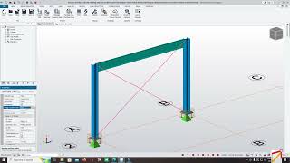 Tension Member Only in Tekla Structural Designer [upl. by Ricker195]