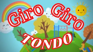 Giro Giro Tondo con testo  Canzoni Per Bambini Piccoli  Filastrocche Per Bambini [upl. by Sunderland]