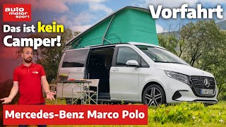 MercedesBenz VKlasse Marco Polo Was kann der Glamper – Vorfahrt Review  auto motor und sport [upl. by Eedrahc]