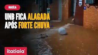 UNIVERSIDADE DE BRASÍLIA FICA ALAGADA APÓS FORTE CHUVA [upl. by Neleh]