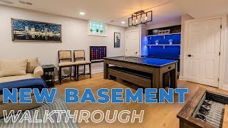 Remodeled Basement Walkthrough  Susies Way [upl. by Nahtnamas652]