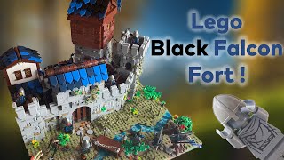 I built a Lego Black Falcon Fortress MOC from my fantasy world [upl. by Les]