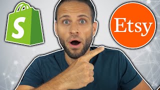 The SAD TRUTH About ETSY Versus SHOPIFY Print On Demand In 2023 [upl. by Eelidnarb]