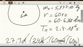 Das Gravitationsgesetz von Newton AlternativHerleitungKlassische Physik [upl. by Delija]