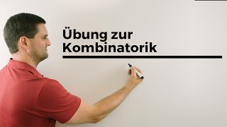 Übung zur Kombinatorik Teil 4  Mathe by Daniel Jung [upl. by Kcirddehs205]