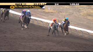 Sunland Derby Replay and Interview [upl. by Nylla]