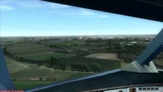 Air Canada A340 Landing at Düsseldorf [upl. by Grubb]