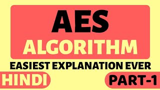 Advanced Encryption Standard AES Algorithm Part1 Explained in Hindi [upl. by Patrich]